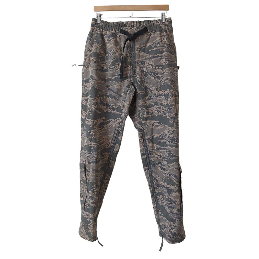 Massif Elements Pants Medium Camo Military FR Softshell Cold Weather Fleece Line